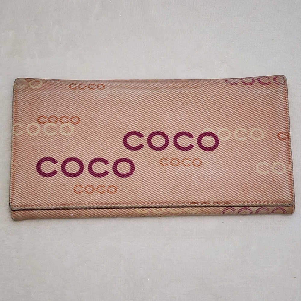 Chanel COCO Pink Long Wallet